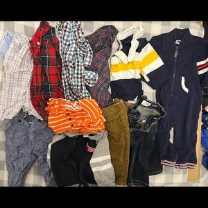 Sold Janie And Jack Fall Winter Clothing 3-6 Months Baby Boy Lot 11 items